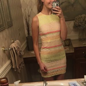 Ann Taylor Petite Dress Striped